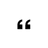 Quotation mark